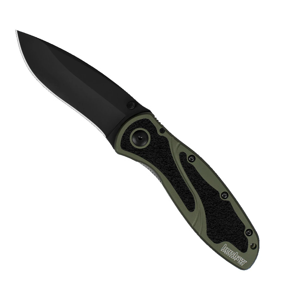 Kershaw 1670OLBLK Blur - Olive, Black