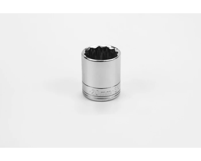 SK 20 mm 3/8" Drive 12 Point Metric Standard Chrome Socket