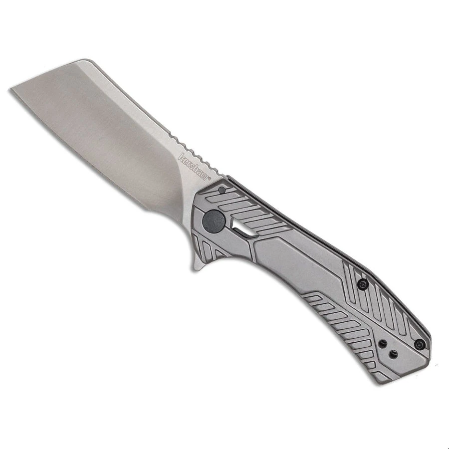 Kershaw 3445P Static Folding Knife 2.8" Satin Blade Gray Handle