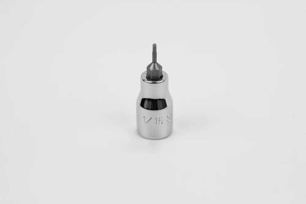 SK 1/16" 3/8" Drive Hex Chrome Bit Socket