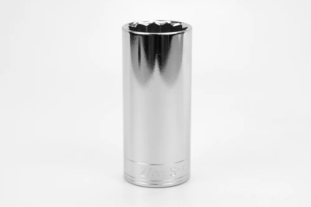 SK 27 mm 1/2" Drive 12 Point Metric Deep Chrome Socket