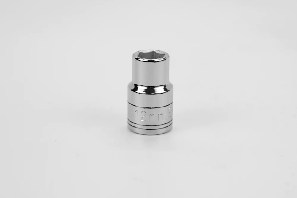 SK 12 mm 1/2" Drive 6 Point Metric Standard Chrome Socket