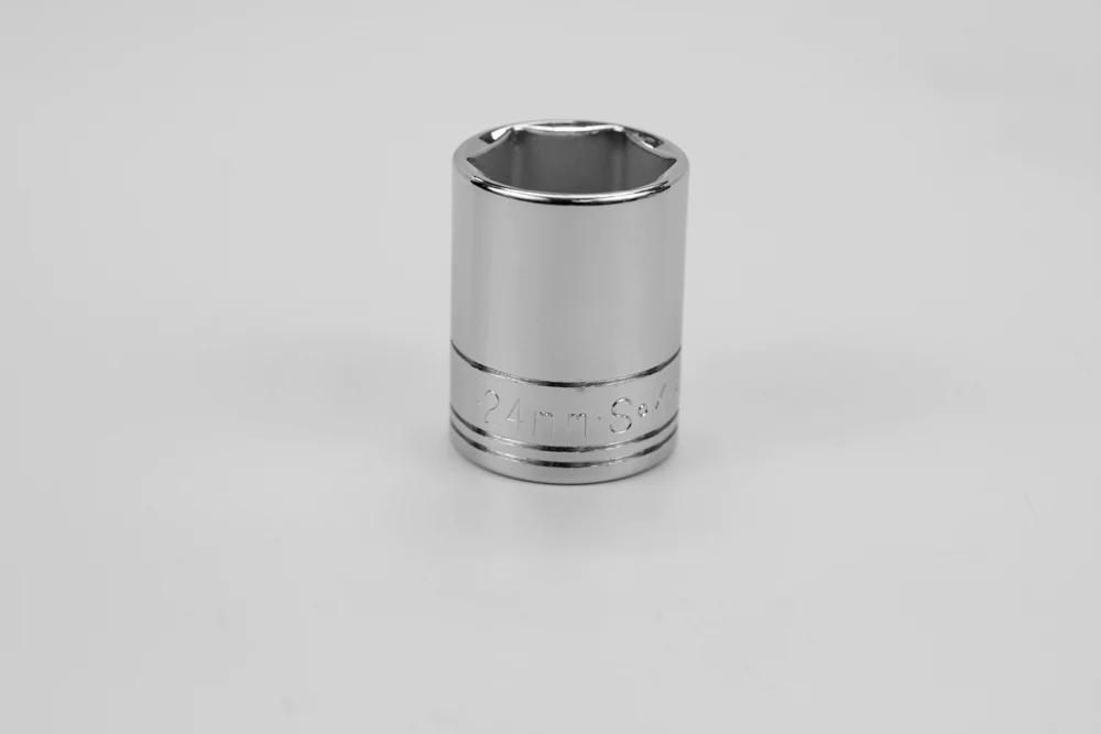SK 24 mm 1/2" Drive 6 Point Metric Standard Chrome Socket