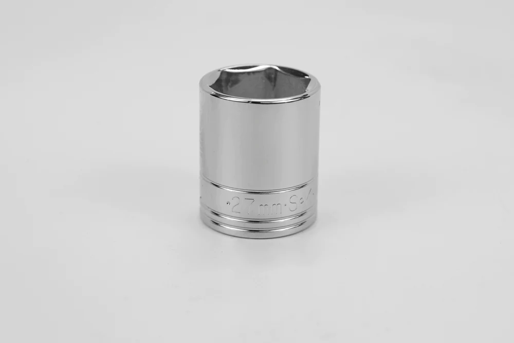 SK 27 mm 1/2" Drive 6 Point Metric Standard Chrome Socket