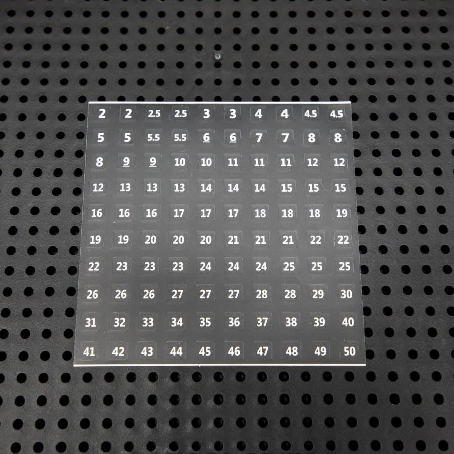 ToolGrid 51058 Metric Identification Labels