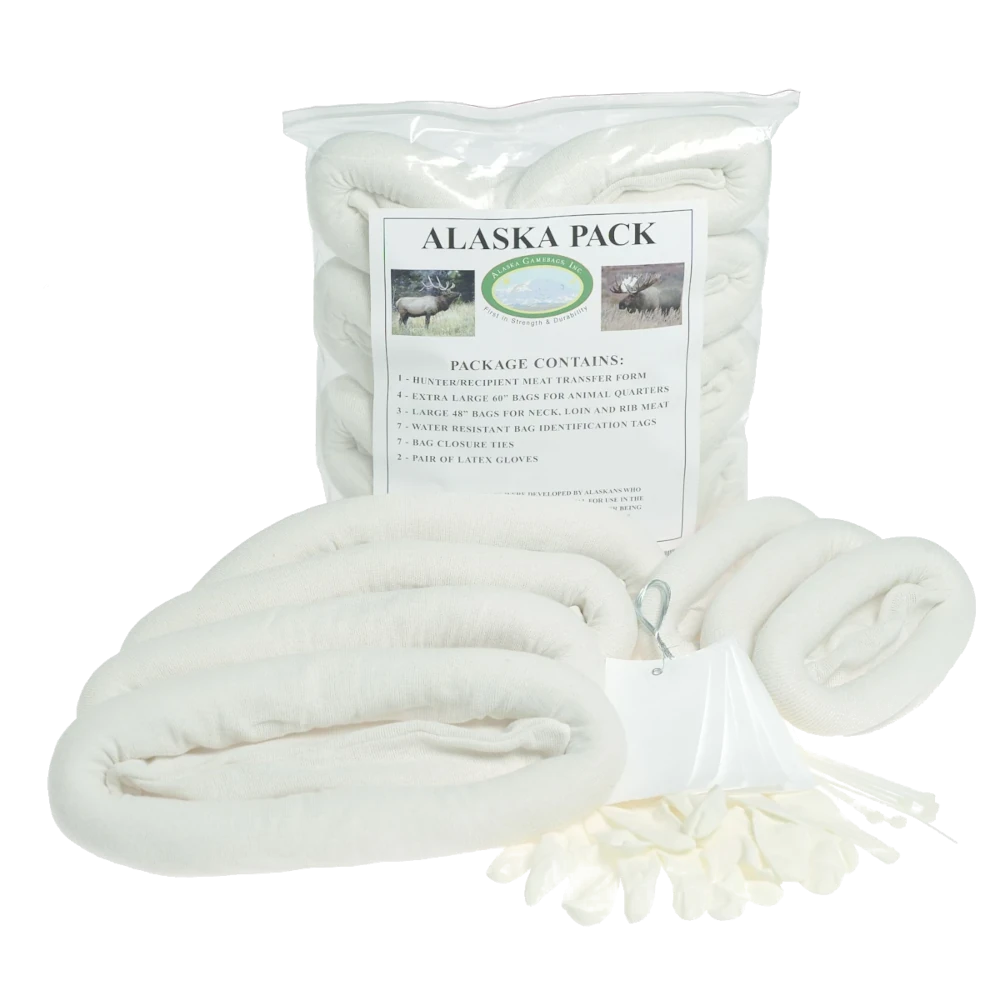 Alaska Gamebags Alaska Pack Moose, Elk & Caribou Game Bag, Includes Tags
