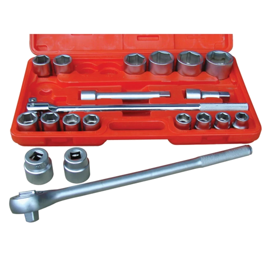 ATD 10021 21 Pc. 3/4" Drive 6 Point SAE Socket Set
