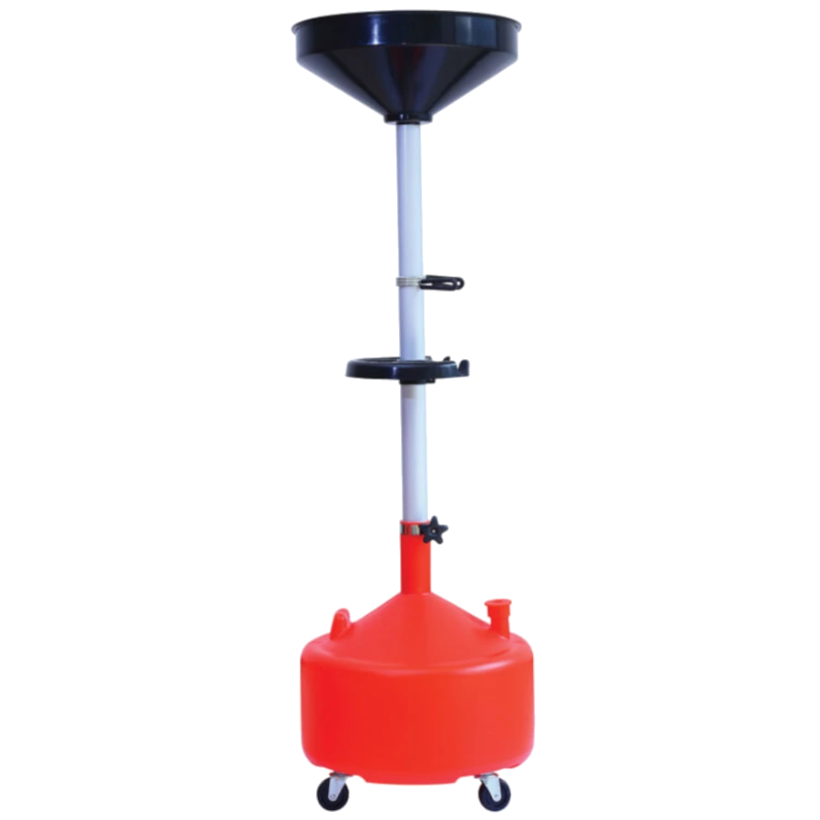 ATD 5180A 8 Gallon Plastic Waste Oil Drain with Casters