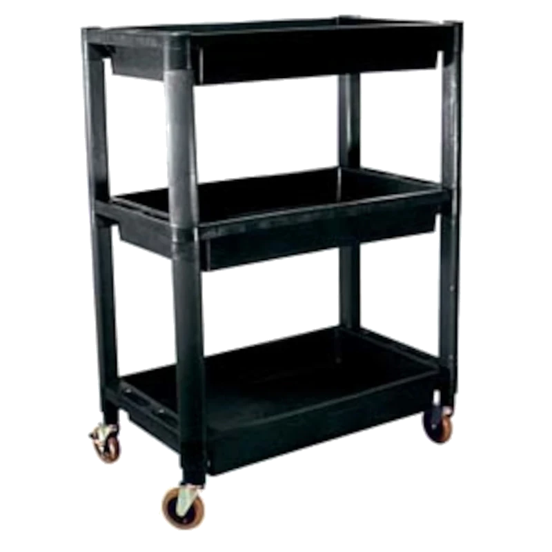 ATD 7017 3-Shelf Heavy-Duty Plastic Utility Cart