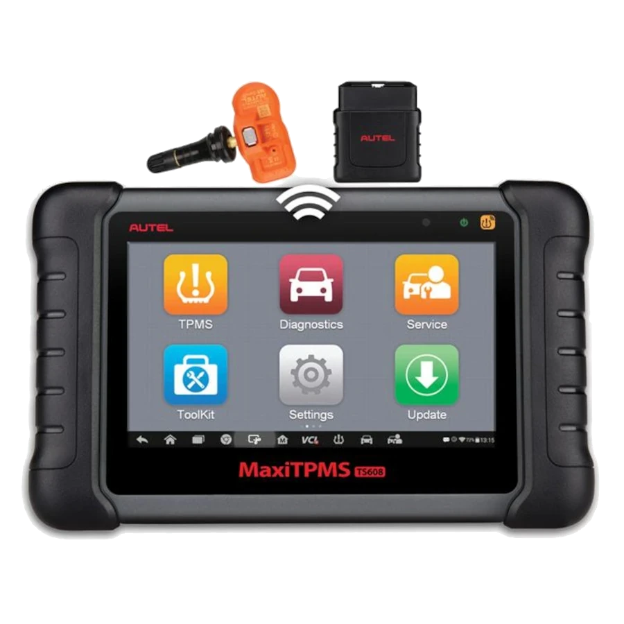 Autel MaxiTPMS TS608 with 8 Tire Pressure Sensors