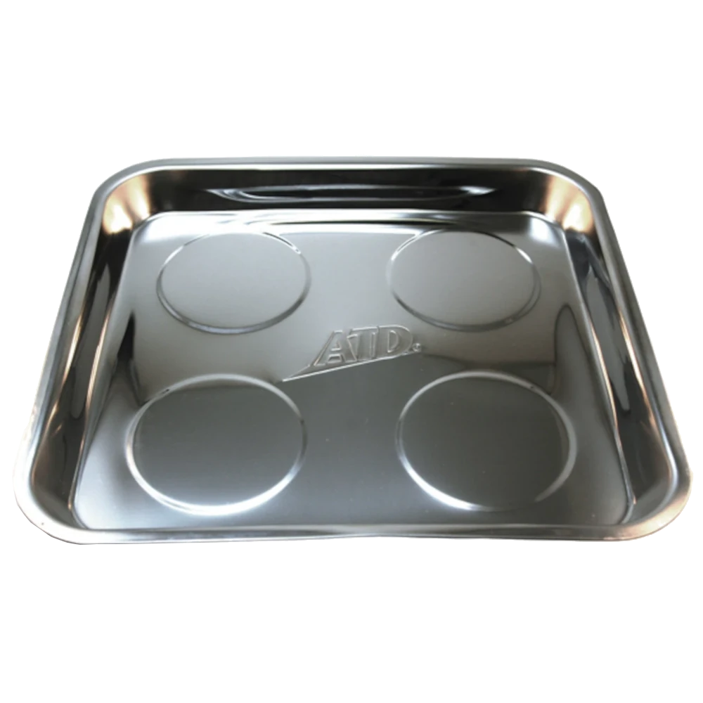 ATD 8762 Stainless Steel Square Magnetic Tray