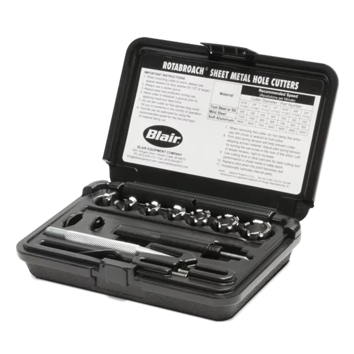 Rotabroach Cutter Kit, Fractional