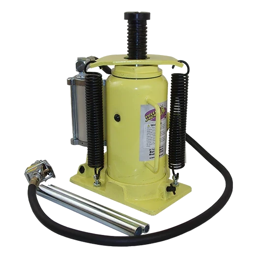 ESCO 10450 Yellow Jackit 20 Ton Air/Manual Bottle Jack (Screw On Base)