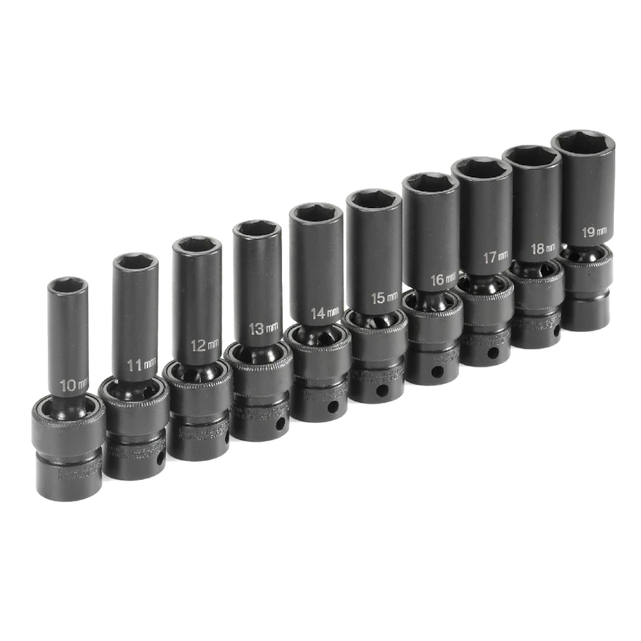GP 3/8" Drive Deep Length Universal Metric Set