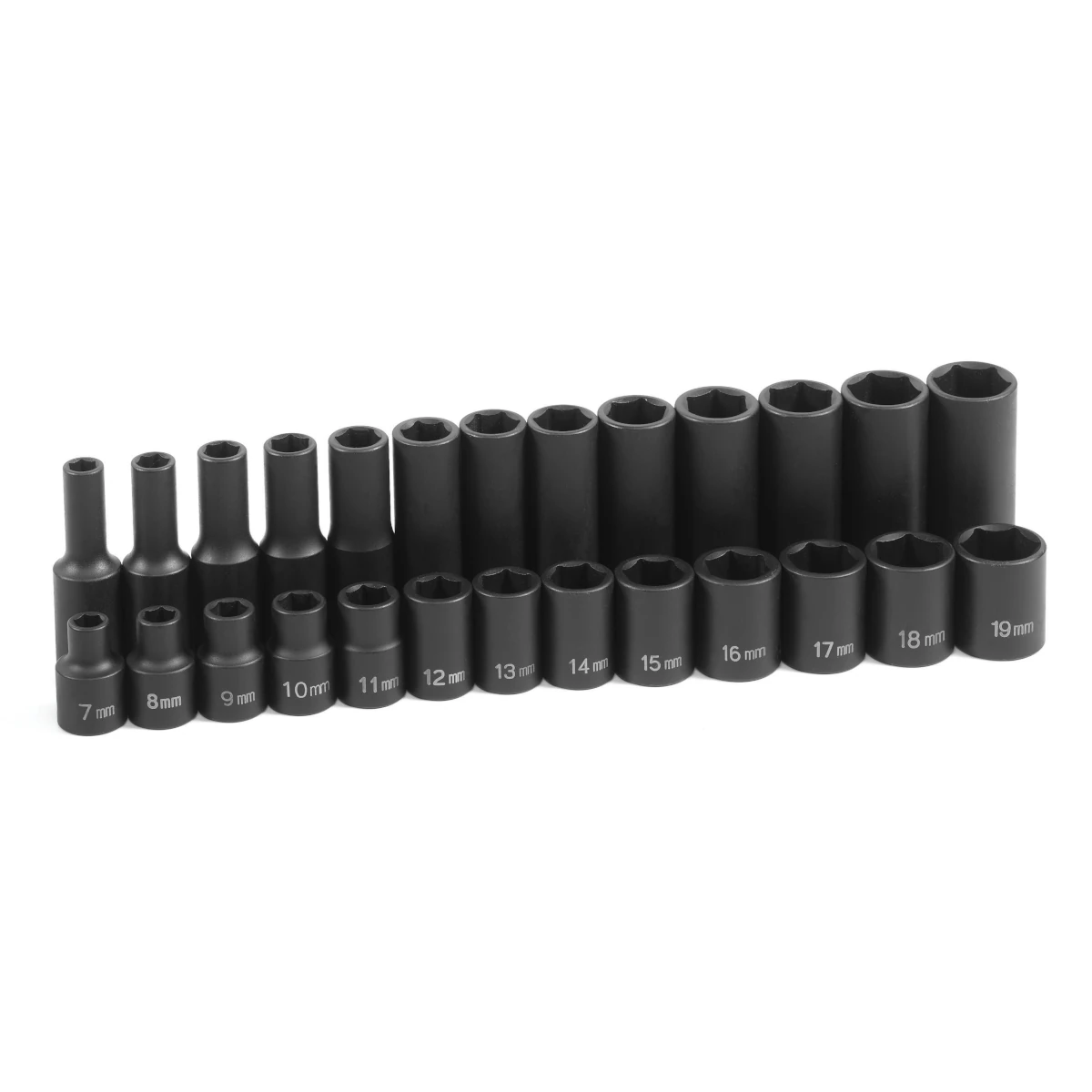 GP 1226M 3/8" Drive Standard and Deep Length Metric Impact Set