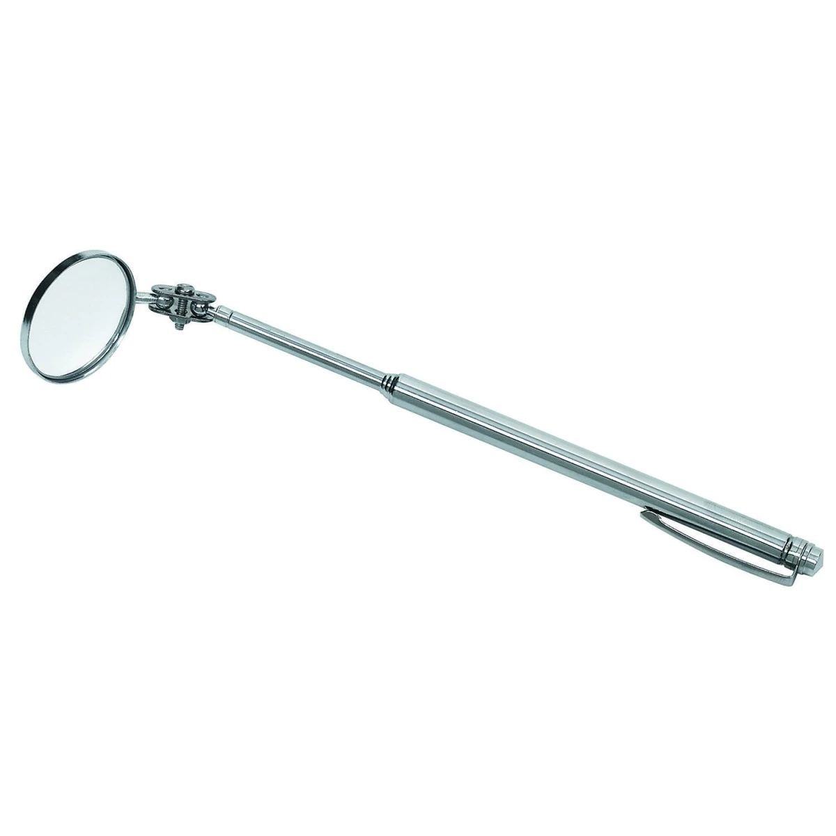 GEARWRENCH 1-1/4" Round Telescopic Magnifying Mirror with Pocket Clip