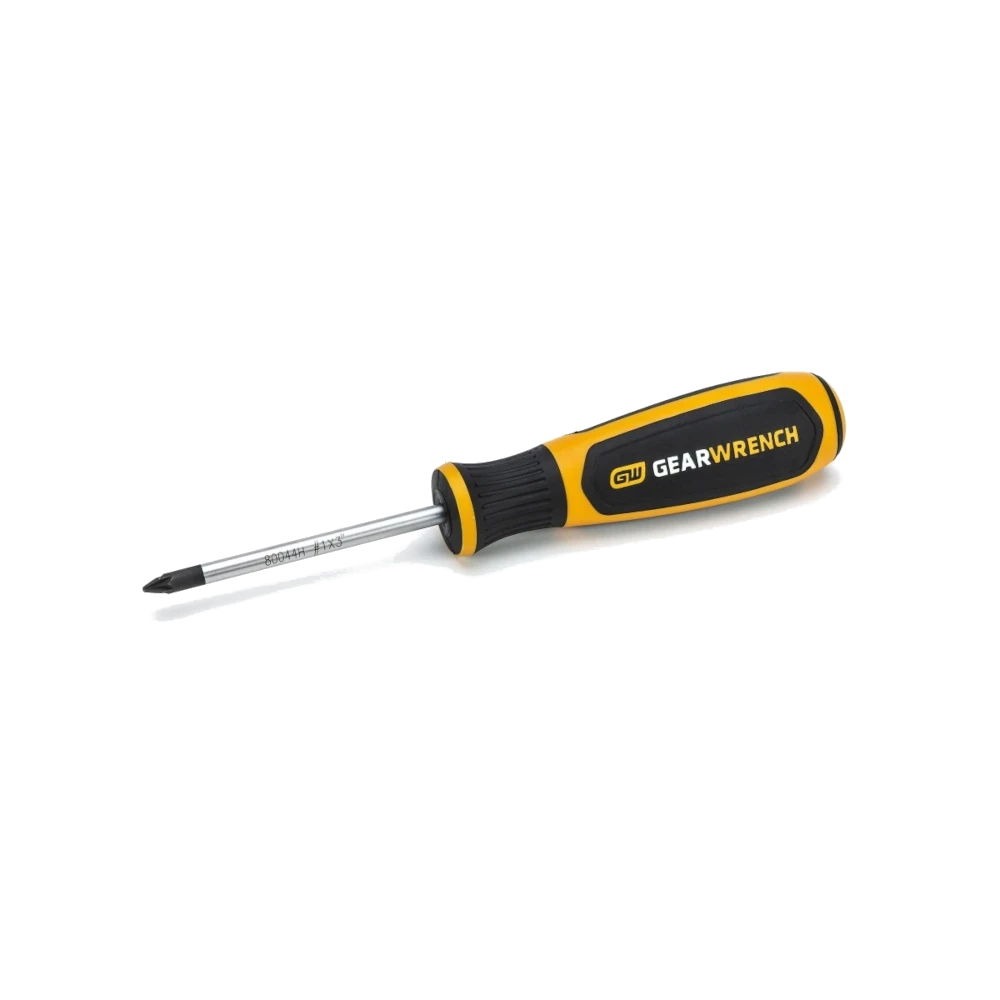 GEARWRENCH #1 x 3" Pozidriv® Dual Material Screwdriver
