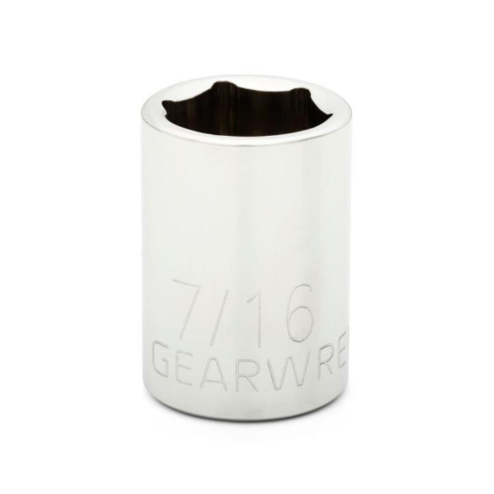 GEARWRENCH 1/4" Drive 6 Point Standard SAE Socket 7/16"