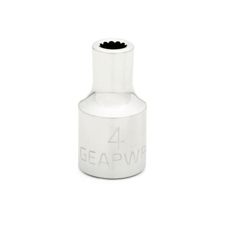 GEARWRENCH 1/4" Drive 12 Point Standard Metric Socket 4mm