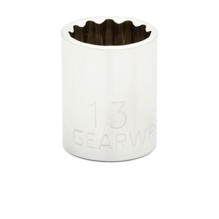 GEARWRENCH 1/4" Drive 12 Point Standard Metric Socket 13mm