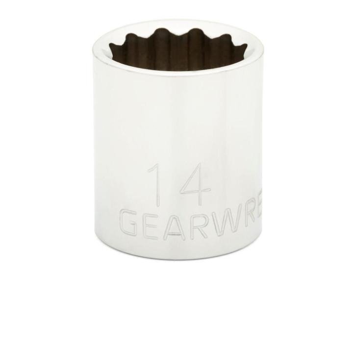 GEARWRENCH 1/4" Drive 12 Point Standard Metric Socket 14mm