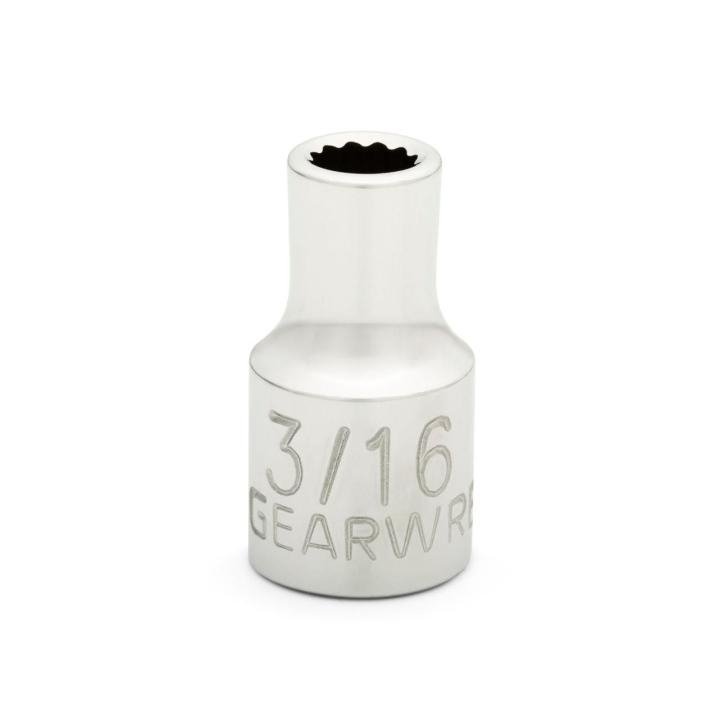 GEARWRENCH 1/4" Drive 12 Point Standard SAE Socket 3/16"