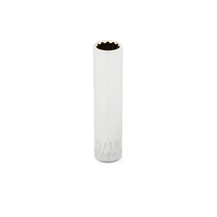 GEARWRENCH 1/4" Drive 12 Point Deep SAE Socket 5/16"