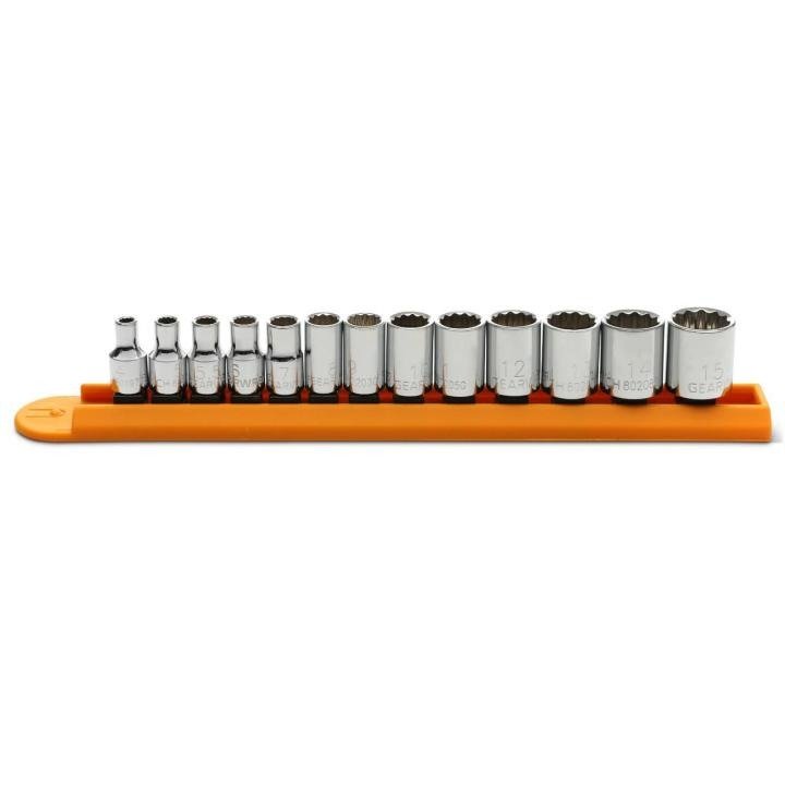 GEARWRENCH 80306 13 Pc. 1/4" Drive 12 Point Standard Metric Socket Set
