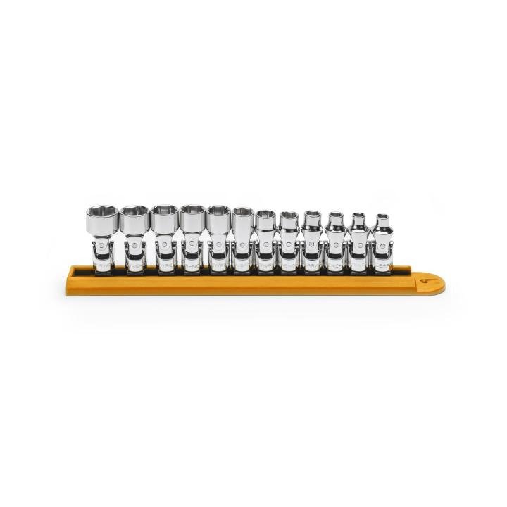 GEARWRENCH 12 Pc. 1/4" Drive 6 Point Flex Metric Socket Set