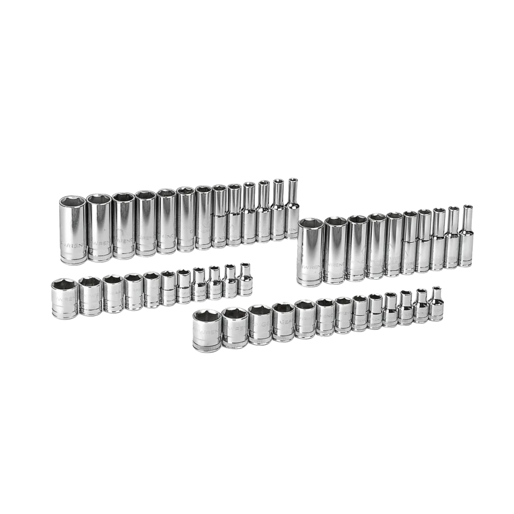 GEARWRENCH 47 Pc. 1/4" Drive 6 Point Standard & Deep SAE/Metric Socket Set