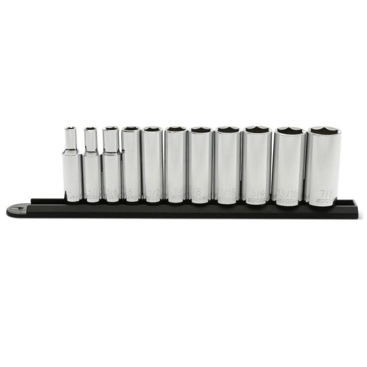 GEARWRENCH 80555 11 Pc. 3/8" Drive 6 Point Deep SAE Socket Set