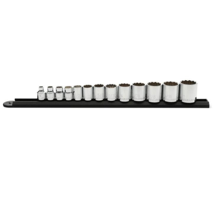GEARWRENCH 13 Pc. 3/8" Drive 12 Point Standard SAE Socket Set