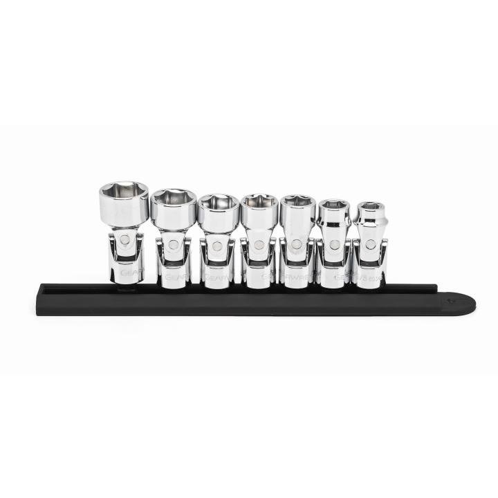 GEARWRENCH 7 Pc. 3/8" Drive 6 Point Flex SAE Socket Set