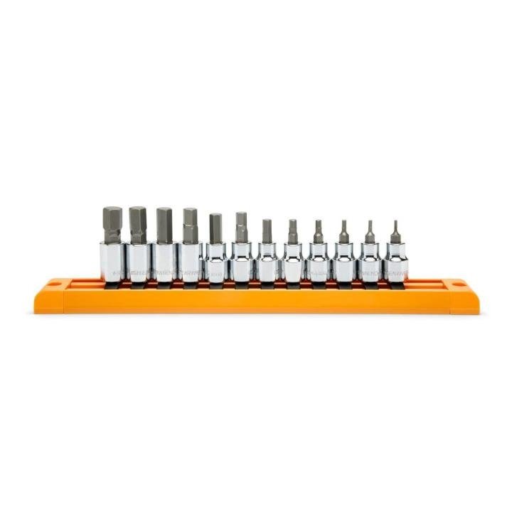 12 Piece 3/8" Drive Hex Bit Metric Socket Set