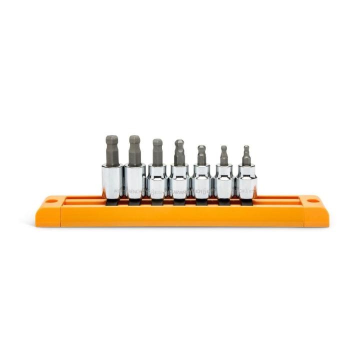 GEARWRENCH 7 Pc. 3/8" Drive Ball End Hex Bit Metric Socket Set