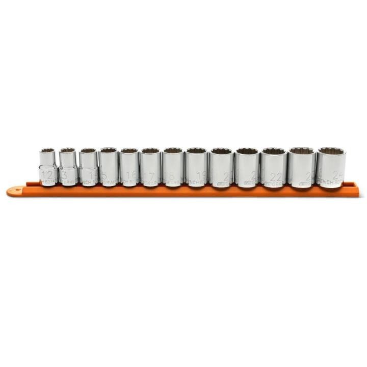 GEARWRENCH 80710D 13 Pc. 1/2" Drive 12 Point Standard Metric Socket Set