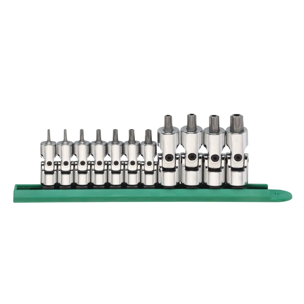 GEARWRENCH 81052 11 Pc. 1/4" & 3/8" Drive Universal Tamper Proof Torx&reg; Bit Socket Set