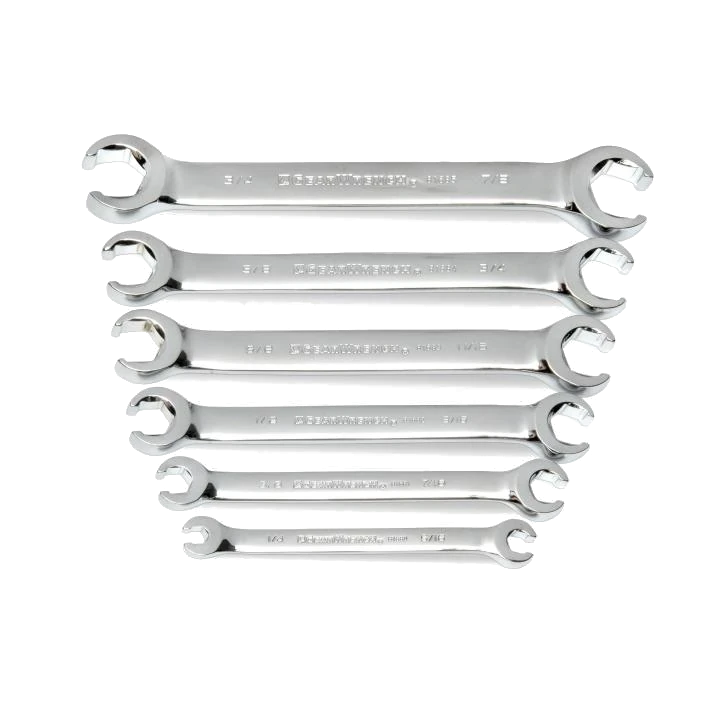 GEARWRENCH 81907 6 Pc. Flare Nut SAE Wrench Set