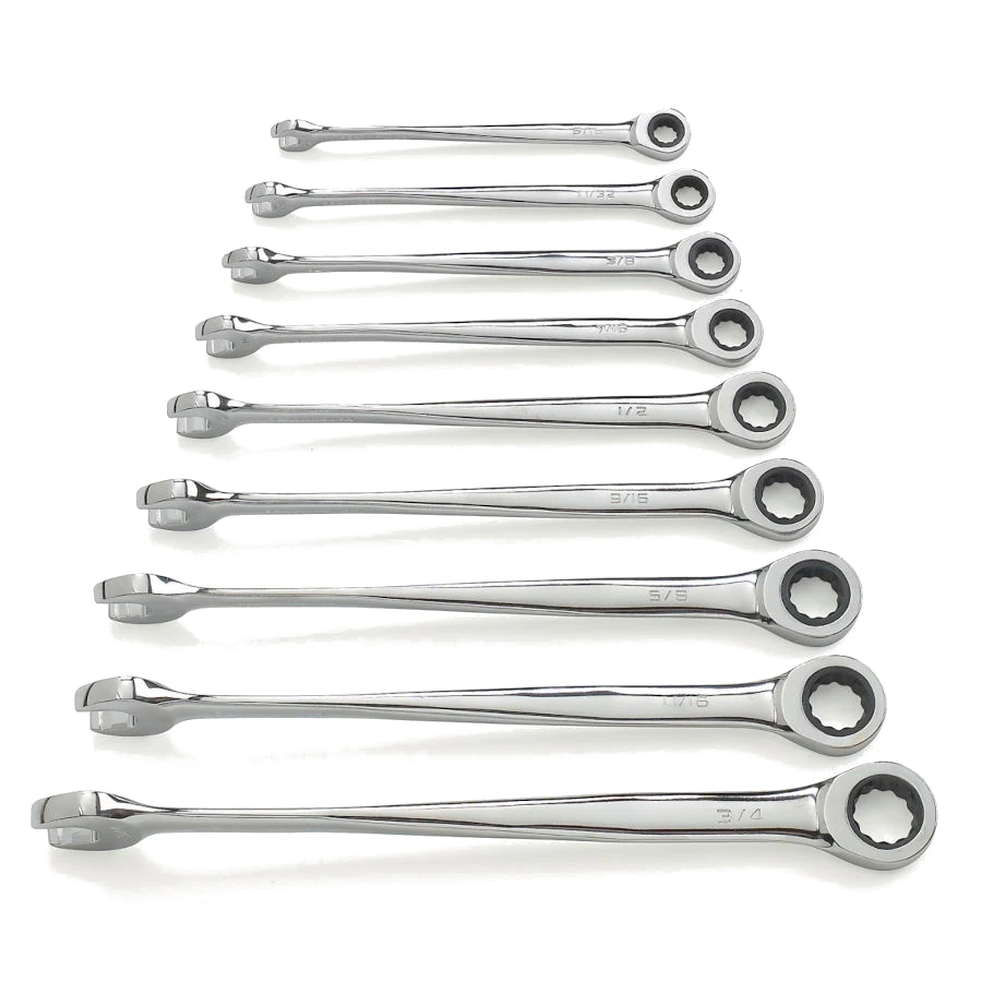 Gearwrench Pc. 12 Point XL X-Beam Ratcheting Combination SAE Wrench Set