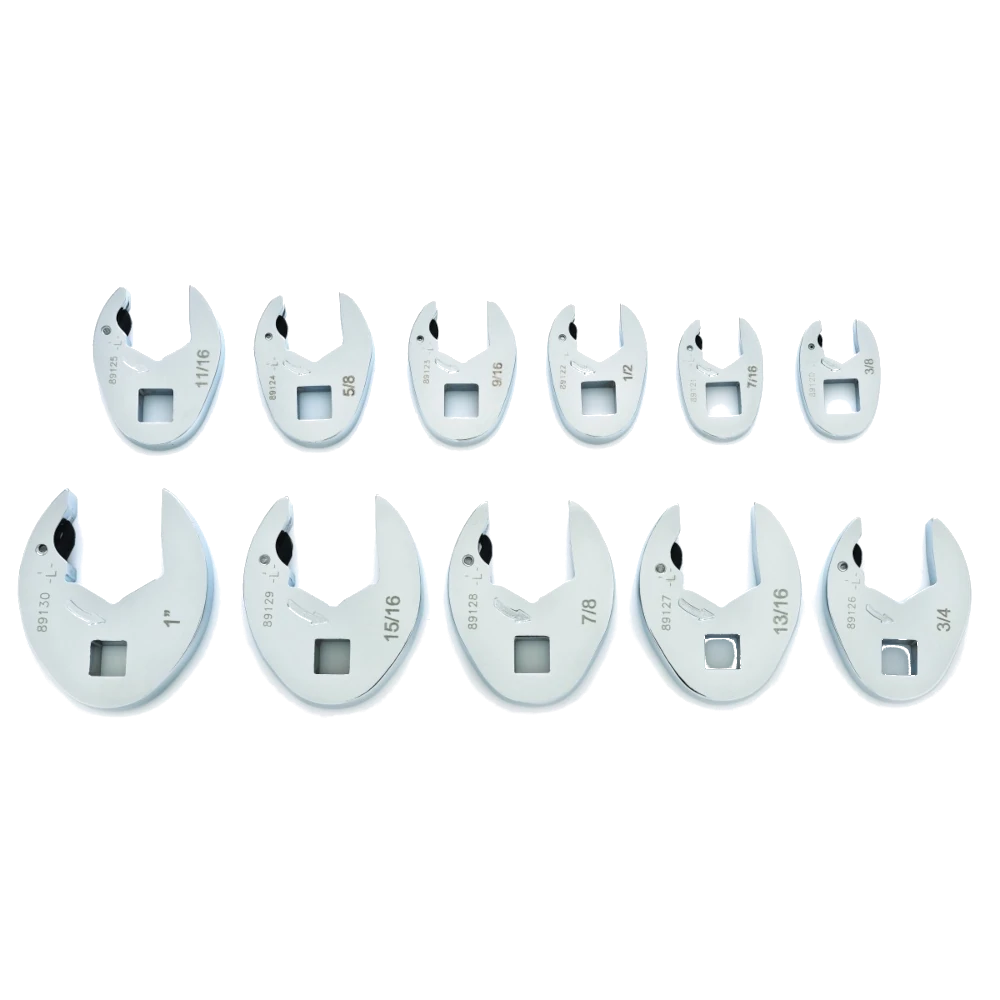 GEARWRENCH 11 Pc. 3/8" Drive Ratcheting Crowfoot SAE Wrench Set