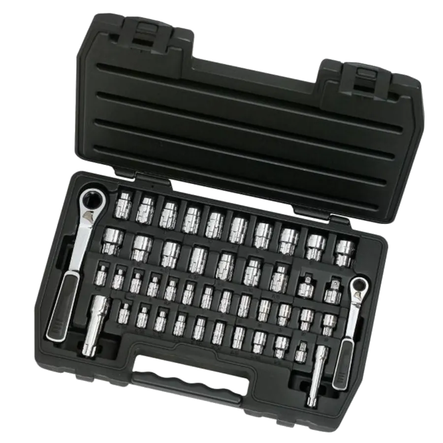 Gearwrench 8946 46 Pc. 1/4" & 3/8" Drive Pass-Thru 6 Point SAE/Metric Tool Set