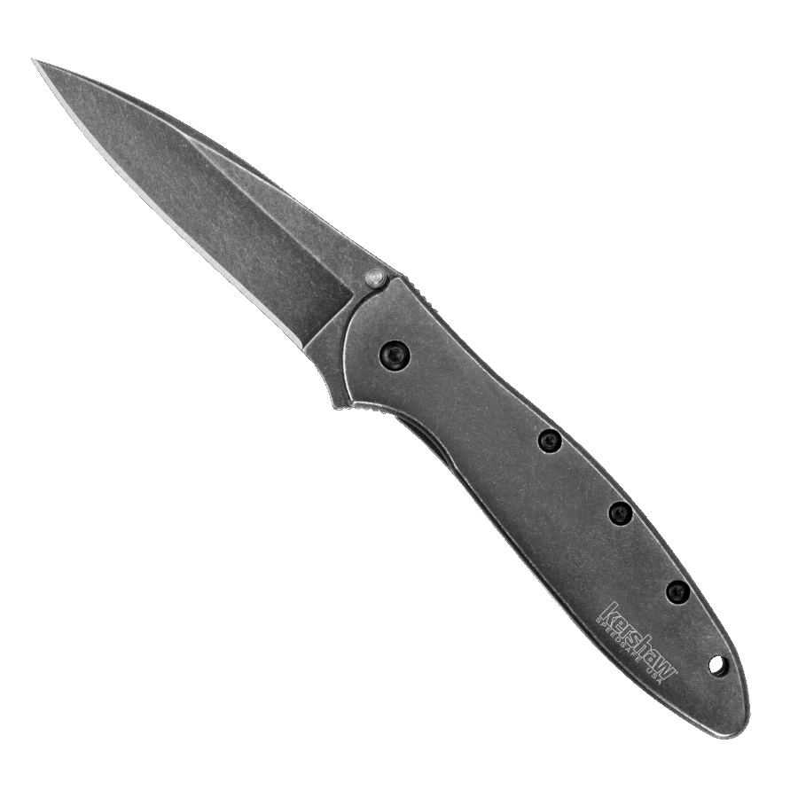 Kershaw 1660BLKW Leek - Blackwash