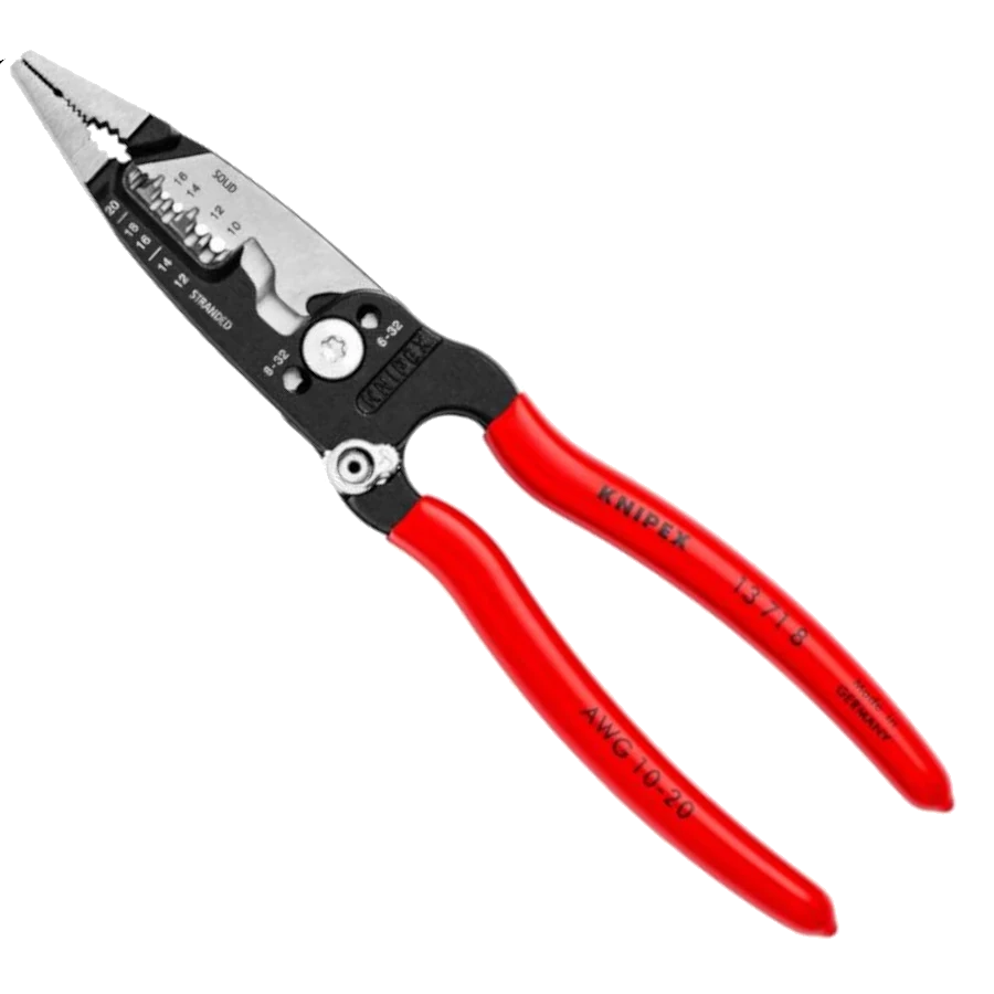 Knipex 8" Forged Wire Stripper 10-20 AWG