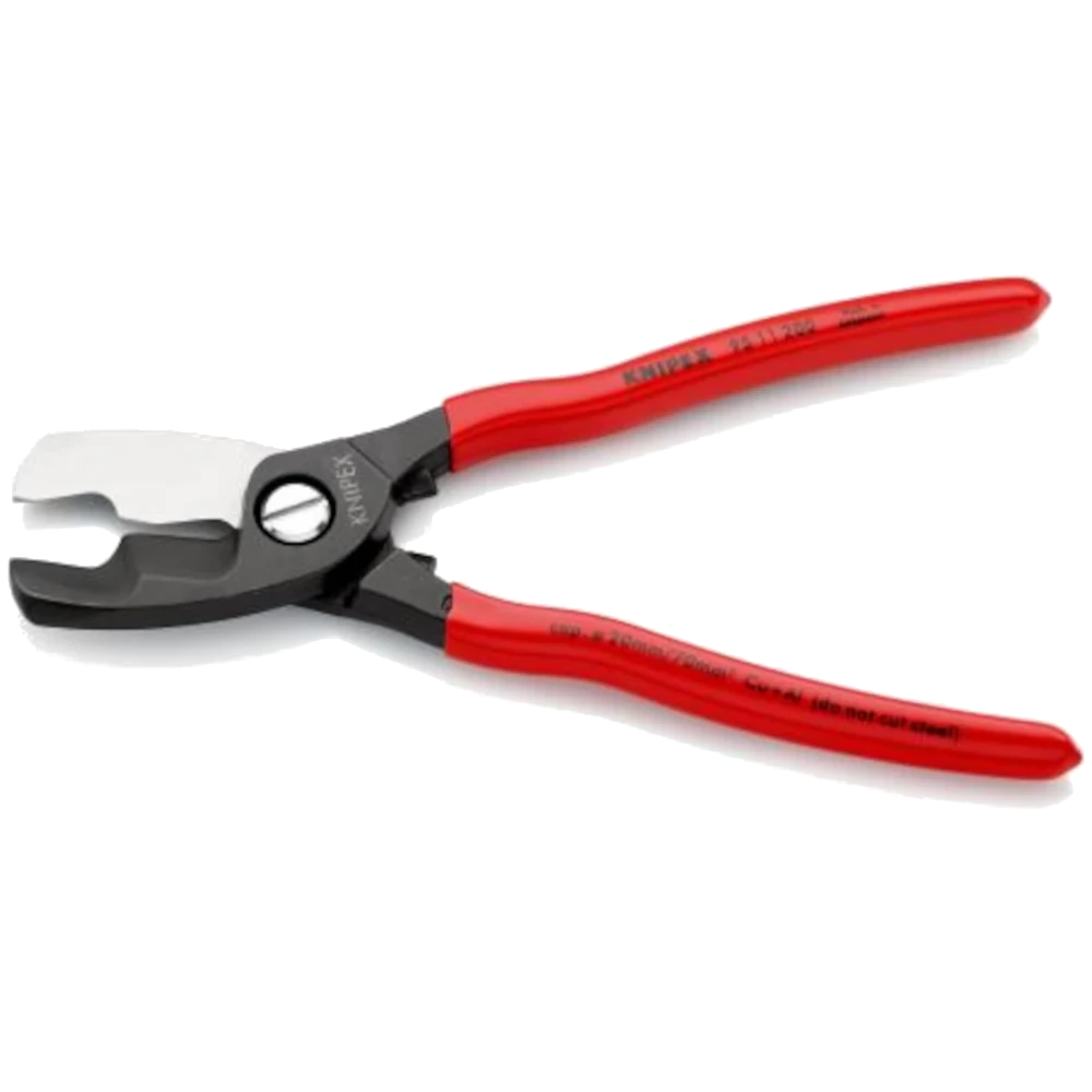 KNIPEX Cable Shears With twin cutting edge