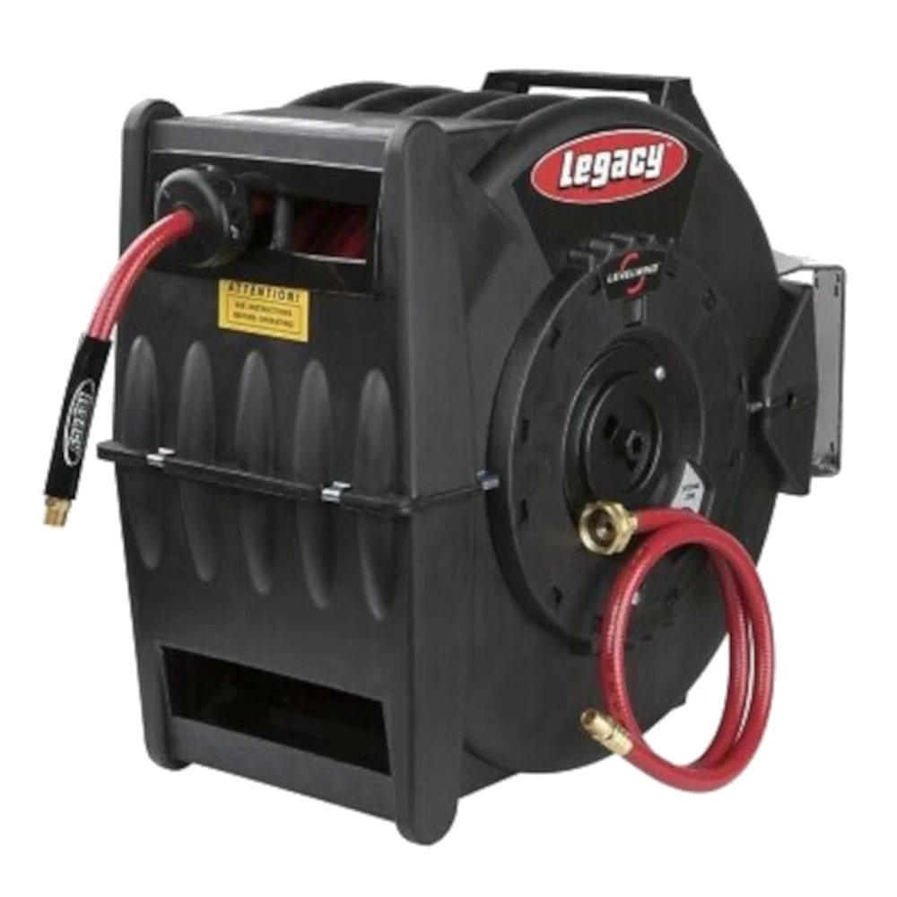 LEGACY 8310 Flexzilla 100 ft. x 3/8 in. Levelwind Retractable Hose Reel