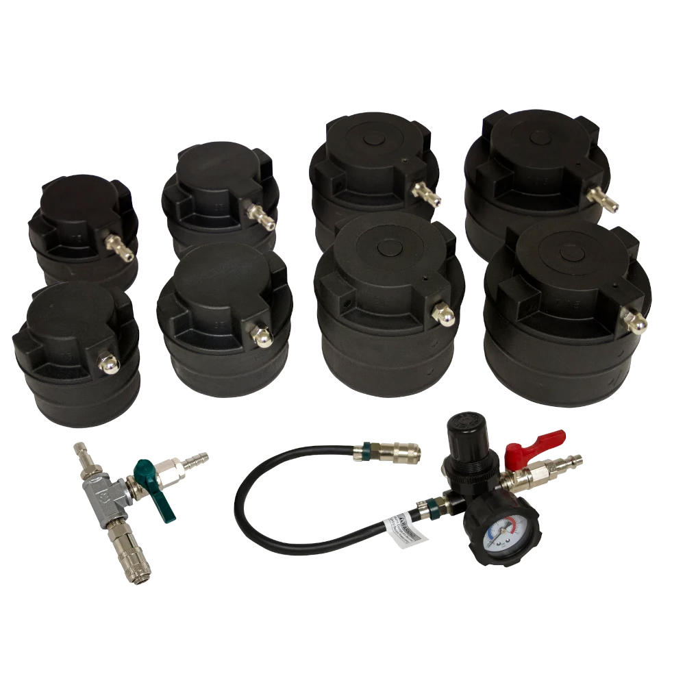 Lisle 69930 HD Turbo Air System Test Kit w/ Smoke Adapter 10pc.