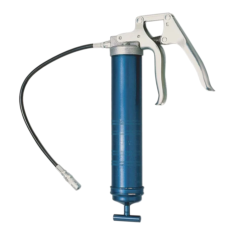 LINCOLN 1133 Heavy-Duty Pistol Grip Manual Grease Gun with 18" Whip Hose and Coupler