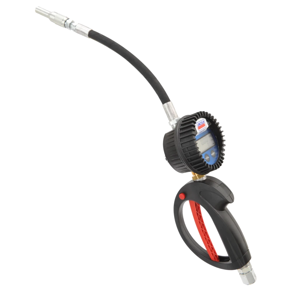 LINCOLN Electronic Lube Meter, Flexible with Auto Tip