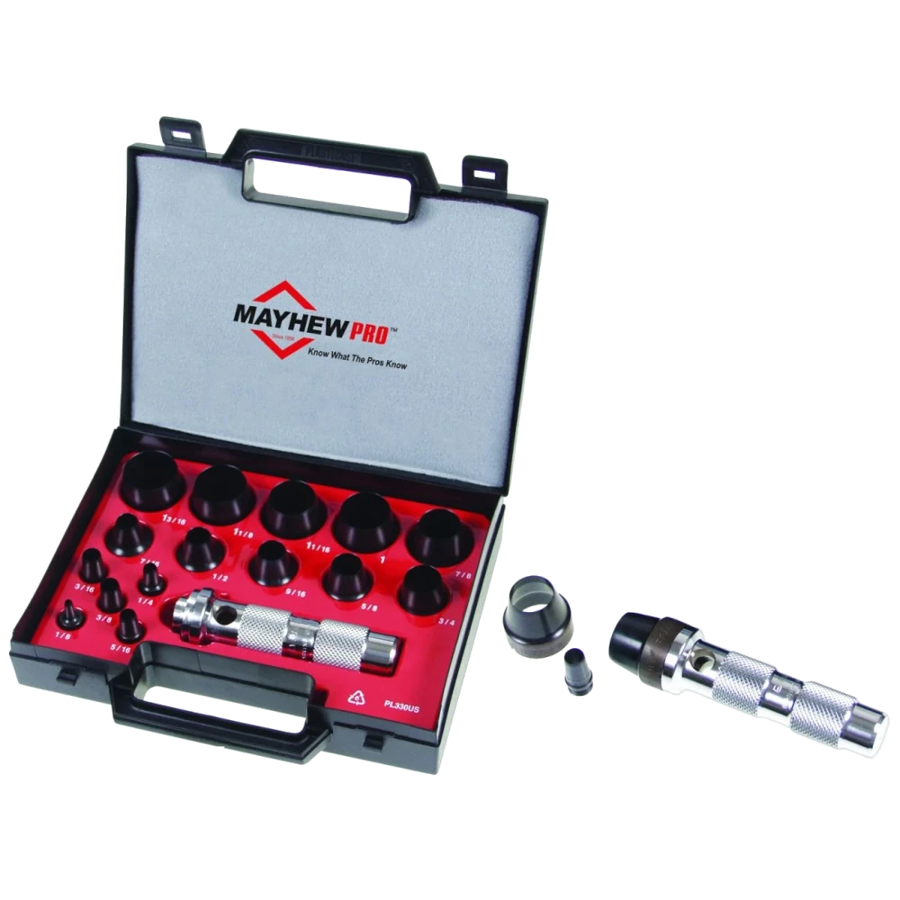 Mayhew 16 Pc Hollow Punch Set