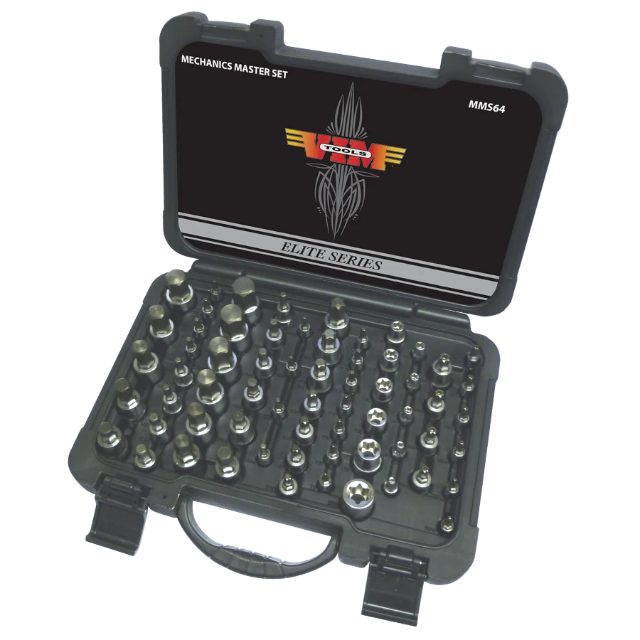 VIM MMS64 64 Pc Mechanics Master Hex and Torx Set